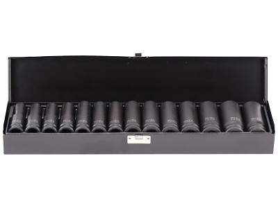 Krafttopsæt 1/2" 6-kant 10-24mm lange Bato
