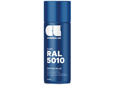 Cosmos spraymaling RAL5010 Gentian Blue 400ml