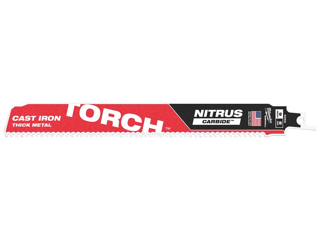 Milwaukee Bajonetsavblad Torch Nitrus Carbide 230×8tpi, 1 stk.