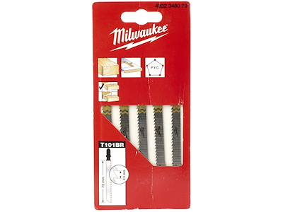 Stiksavblad T101BR 75/2,5 mm pk/5 Milwaukee