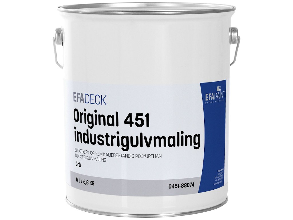 EFAdeck  Original 451 industrigulvmaling grå 5 ltr.