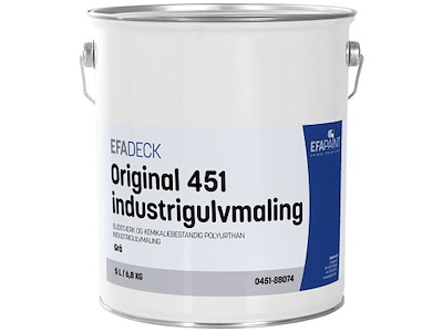 EFAdeck  Original 451 industrigulvmaling grå 5 ltr.