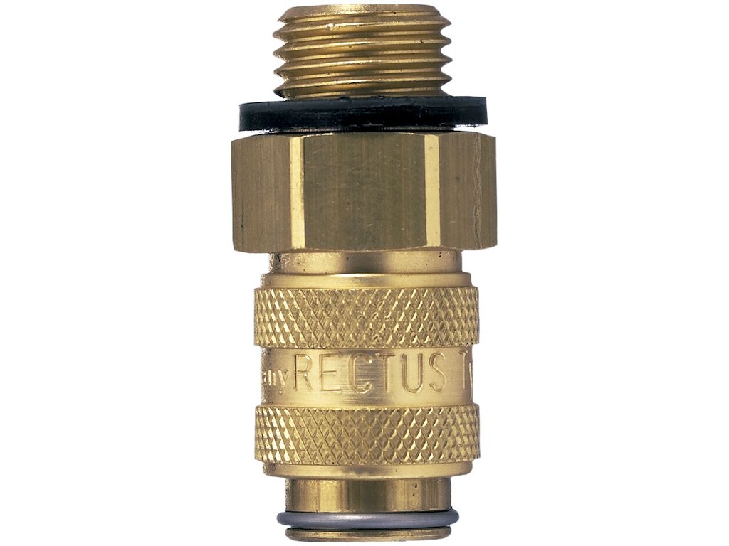 Rectus Kobling S21 1/4" udv. gev. mes.