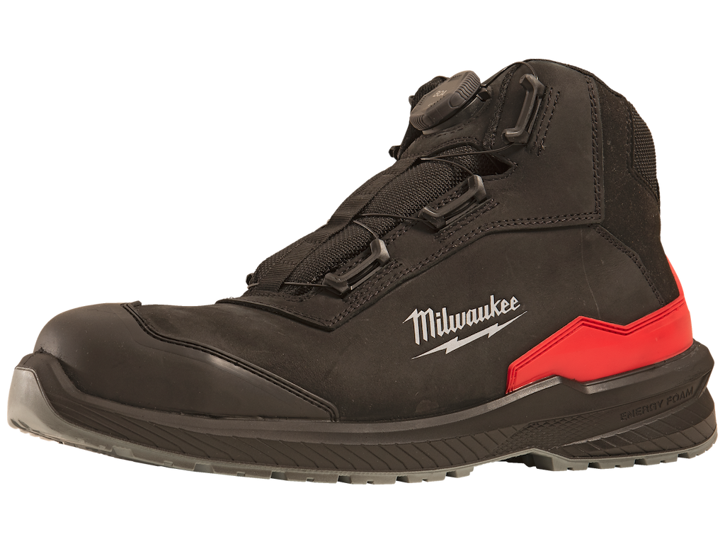 Milwaukee FLX sikkerhedsstøvlet m/hurtigluk læder B1M110133 S3S