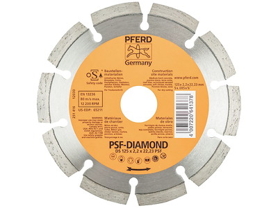 Pferd diamantskæreskive DS125×1,6×22,23P