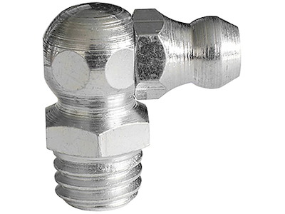 Smørenippel H3 90°, elforz., 1/4" R Kabi