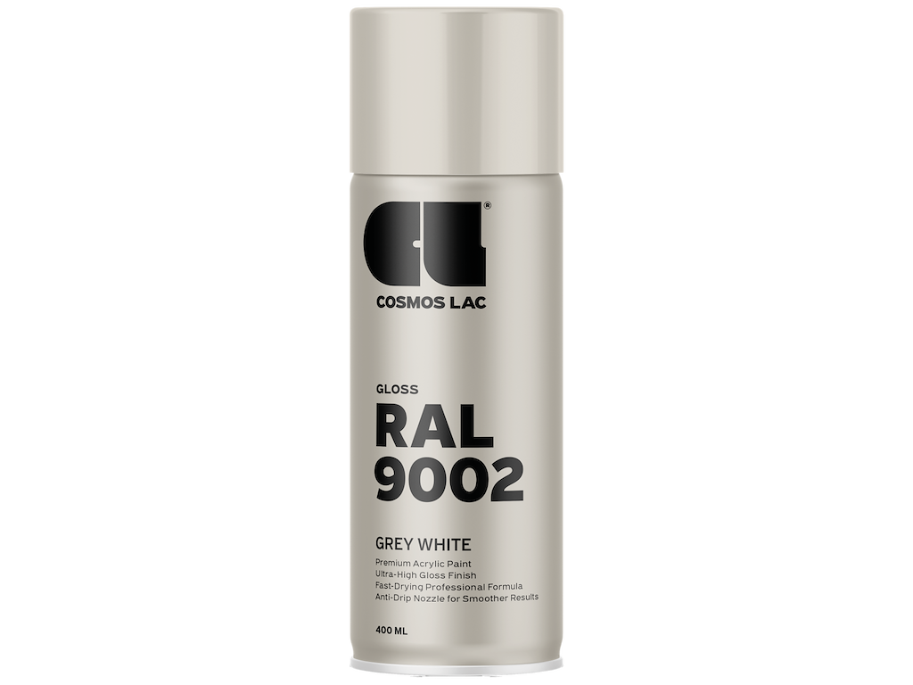 Cosmos spraymaling RAL9002 Grey White 400ml