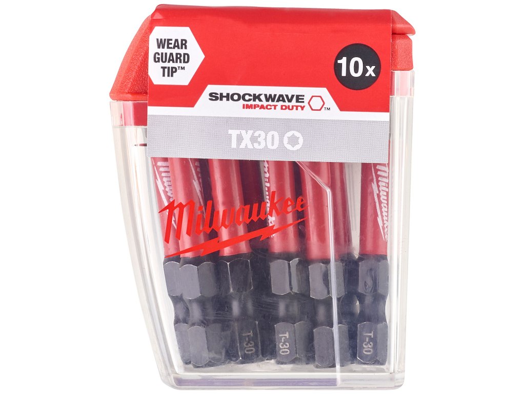 Slagbits Shockwave Impact Duty TX30×50mm pk/10 Milwaukee
