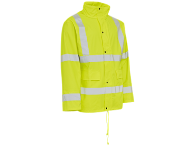 Elka Hi-vis jakke m/refleksstriber 026300R gul
