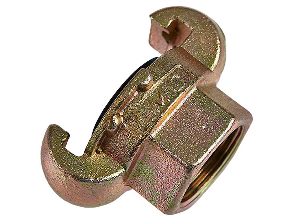 Klokobling m/gevindmuffe galv. stål 1/2"