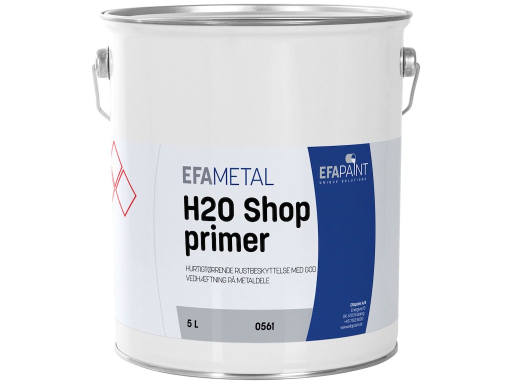H2O shopprimer 0561 Grå 5 ltr. EFApaint