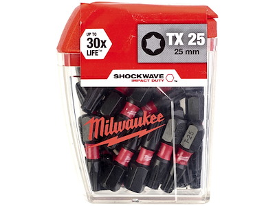 Slagbits Shockwave Impact Duty TX25×25mm pk/25