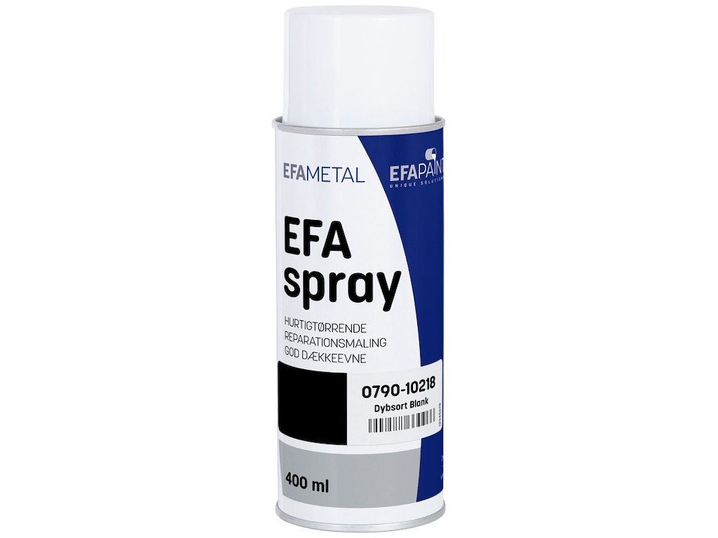 Efaspray RAL9005 Dybsort Blank 400 ml