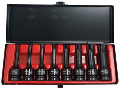 Krafttopsæt 1/2" Torx 30-80 Bato