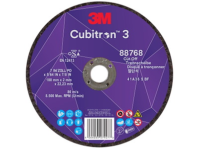 3M Cubitron 3 skæreskive T41 180×2,0mm
