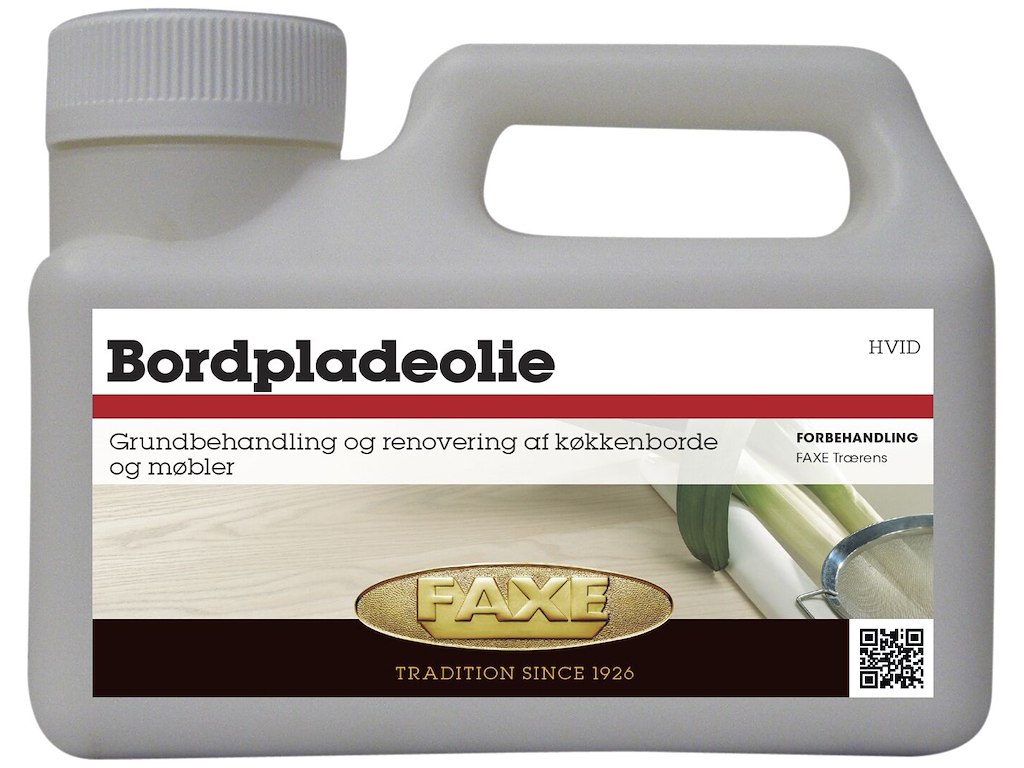 Faxe bordpladeolie hvid 0,5 ltr
