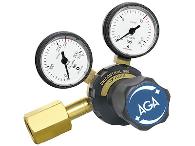Regulator Unicontrol 500 oxygen 0-10bar AGA