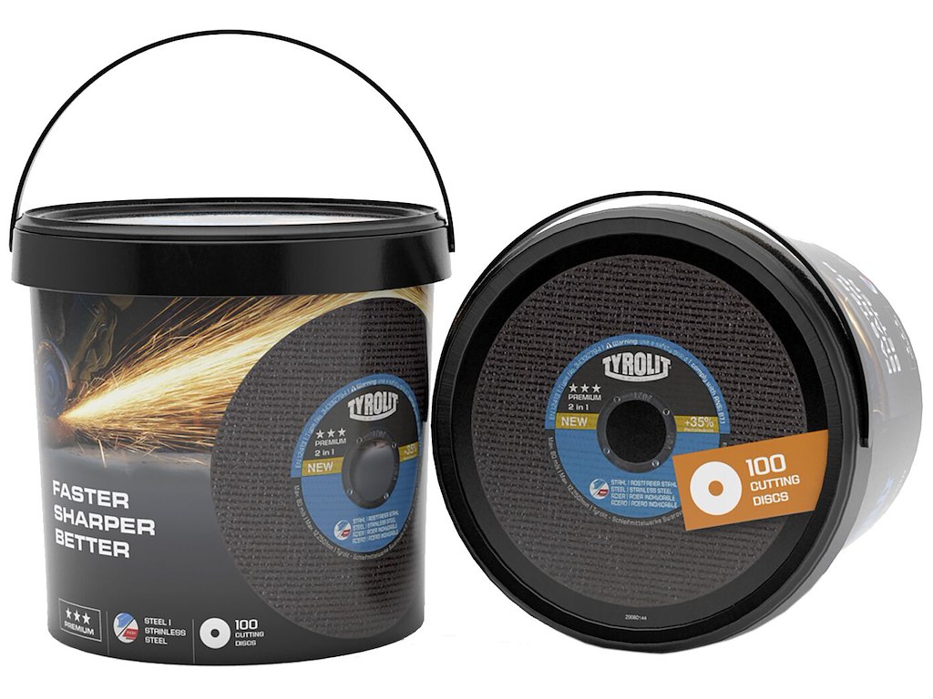 Tyrolit Skæreskiver Premium 41F ø125×1,0 A60Q-BFP (100 stk.)