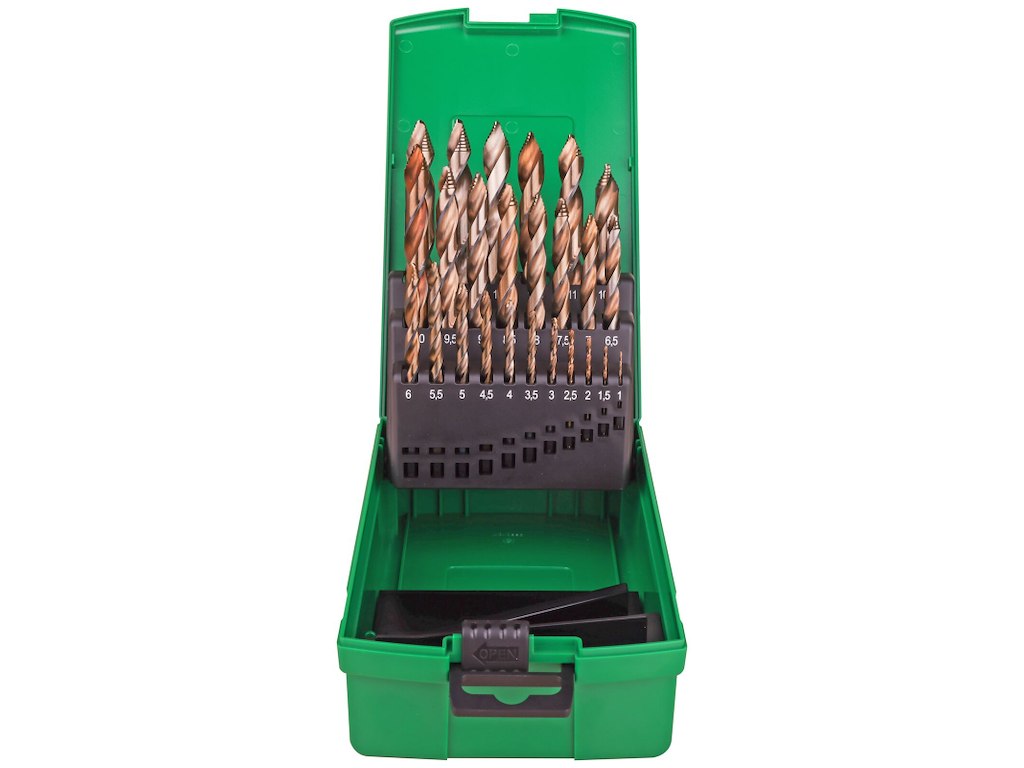 DJ TOOLS borsæt DIN338 HSS-Co5 Flowstep 1-13×0,5mm