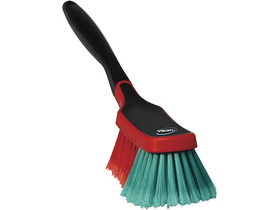 Multibørste/fælgbørste, 290 mm, blød/spaltet, sort, Vikan