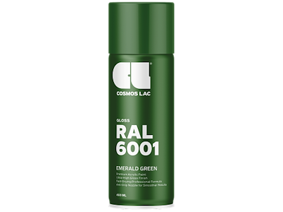 Cosmos spraymaling RAL6001 Emerald Green 400ml