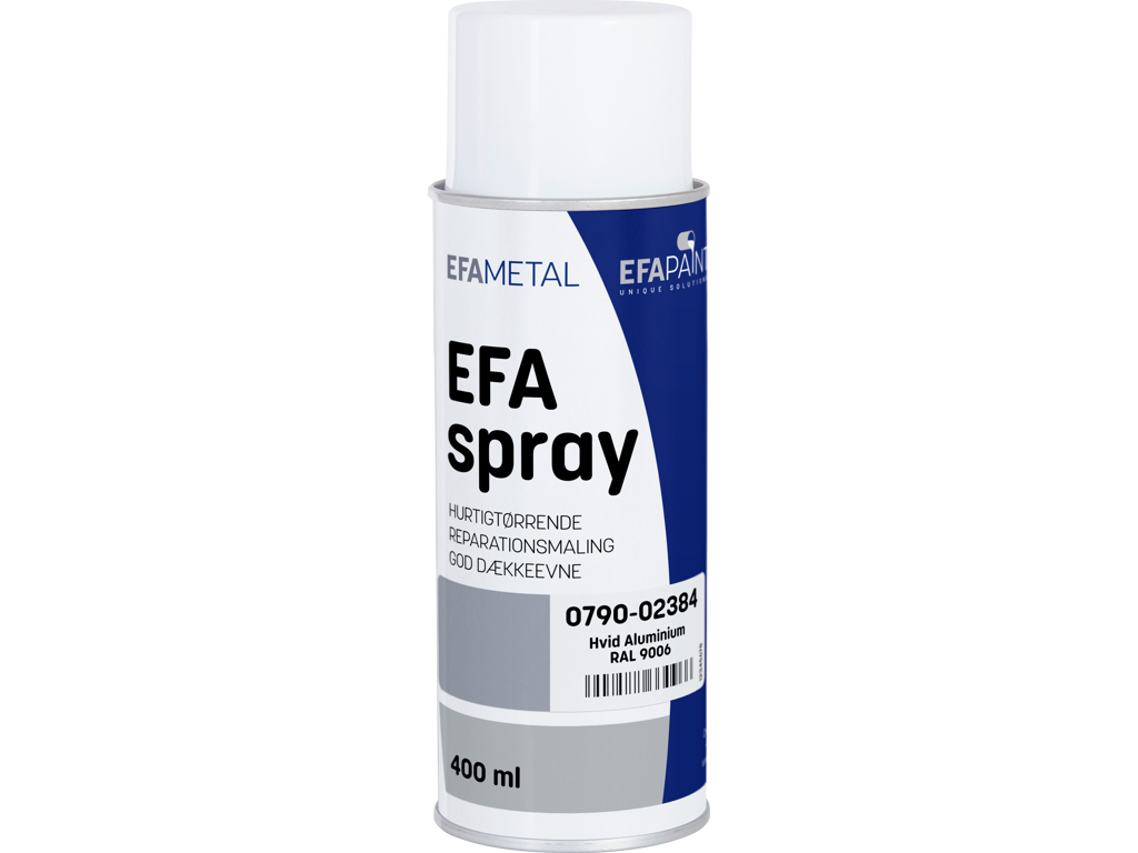 Efaspray RAL9006 Hvid Aluminium 400 ml