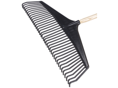 Galax løvrive plast 67 cm, lakeret skaft