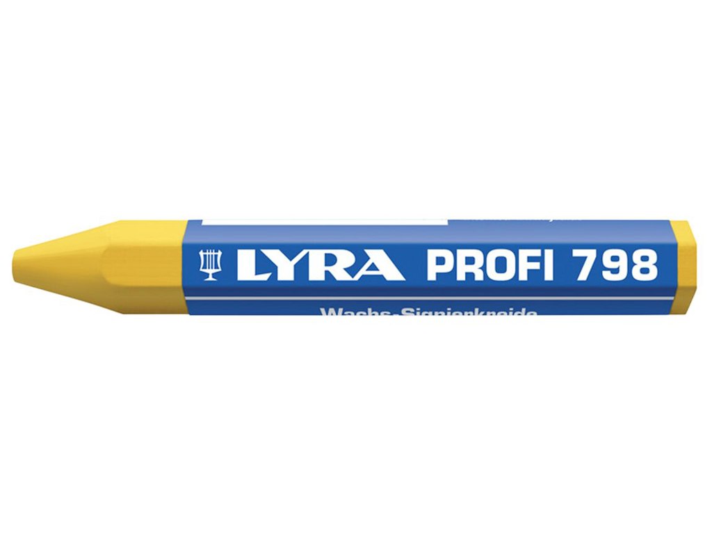 Lyra oliekridt m/papir 798 gul pk/12