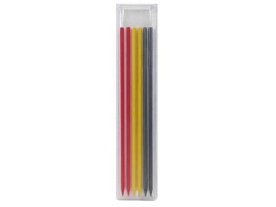 Stifter rød/gul/grafit f/Luna dybhulspen 2,8x125mm