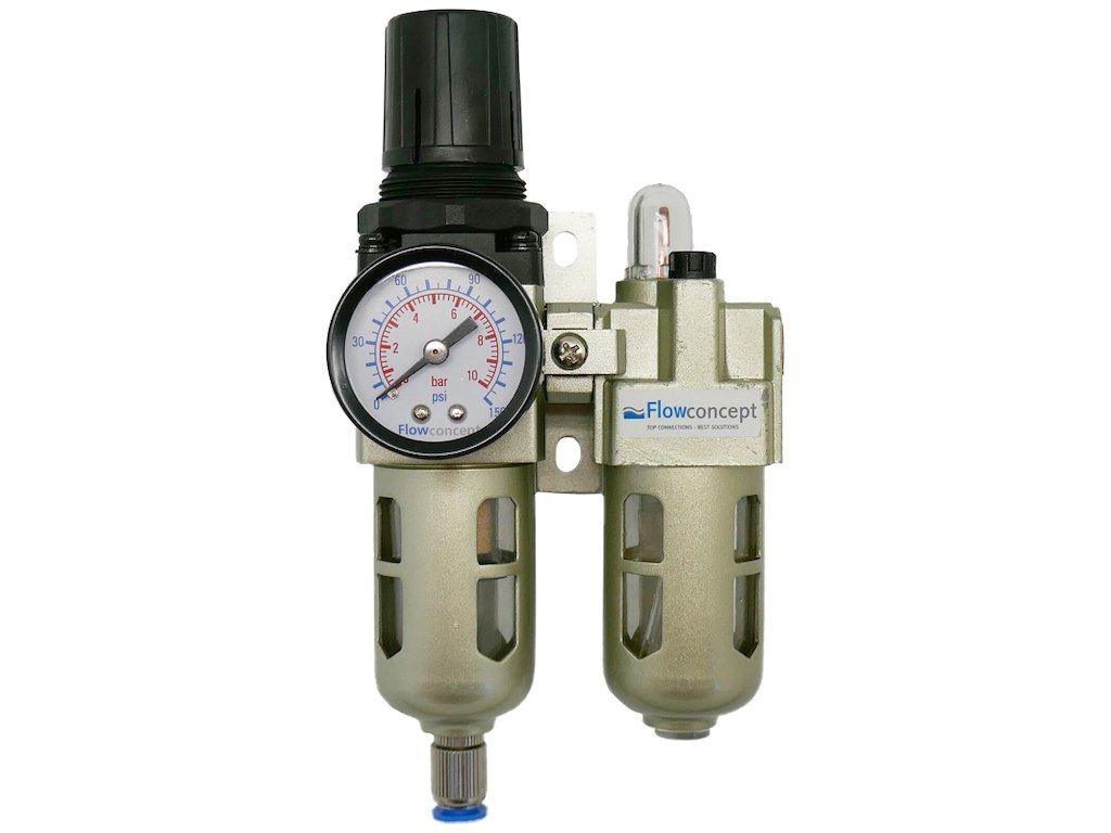 Filterregulator 1/4"0-10bar Flowconcept
