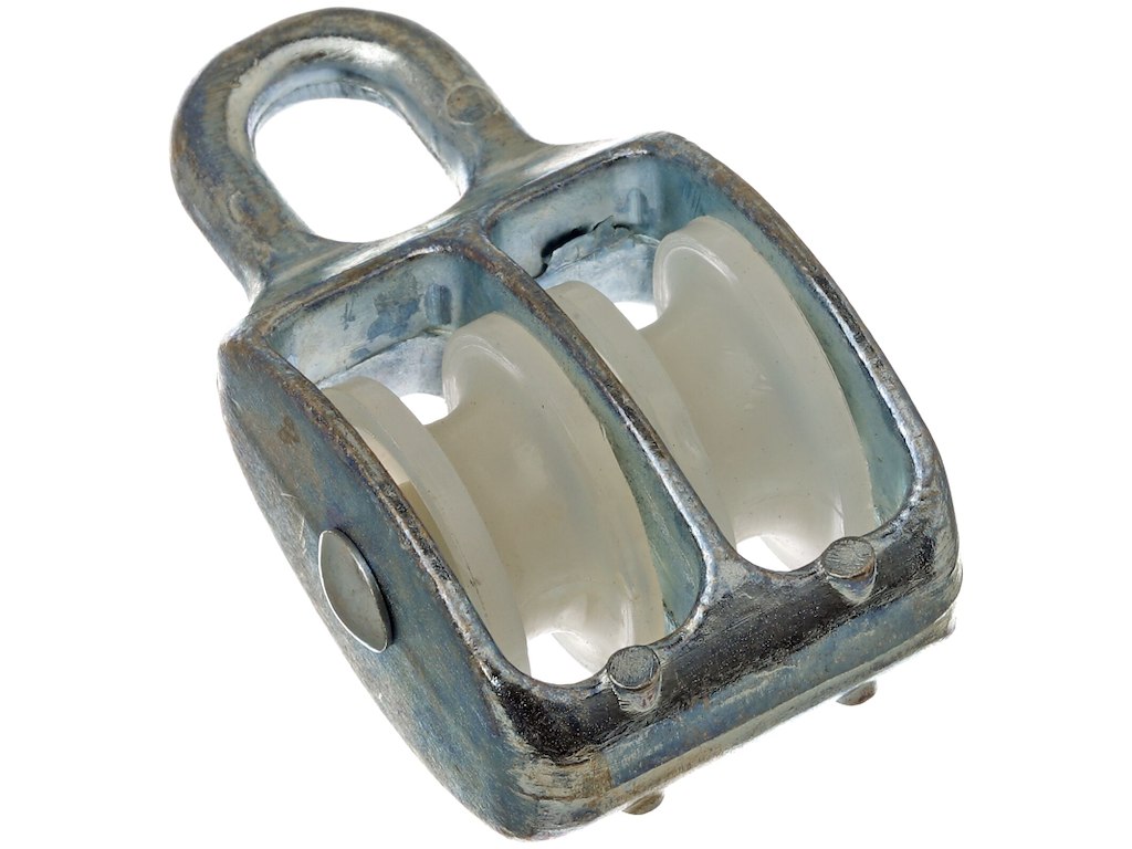 Taljeblok galvaniseret m/2 hjul 8×30mm Michlar
