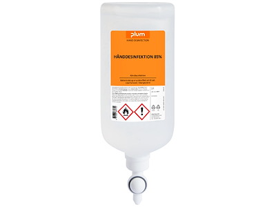 Plum hånddesinfektion 85% flydende 1 ltr