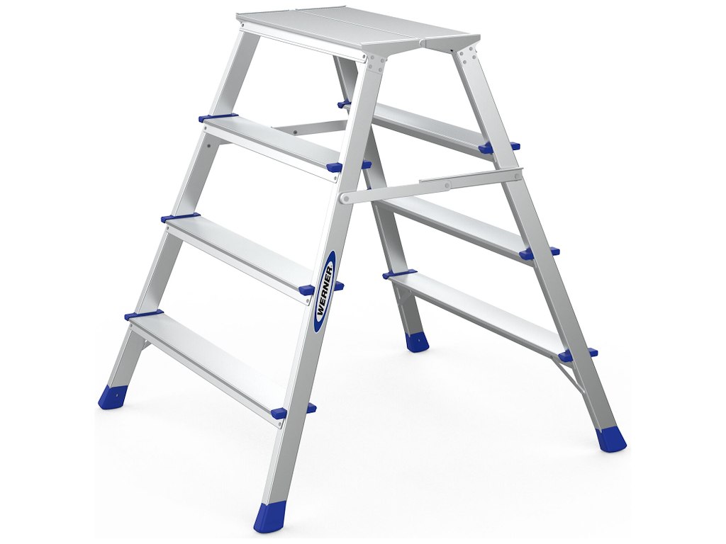 Arbejdsbuk Werner 2×4 trin 60cm bred højde 0,99mtr Zarges