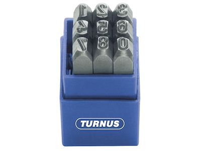 Turnus ståltal 328 8mm, sæt 9 stk