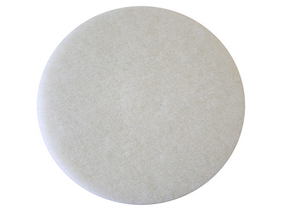 Faxe pads t/pol.mask. 25mm hvid 16"
