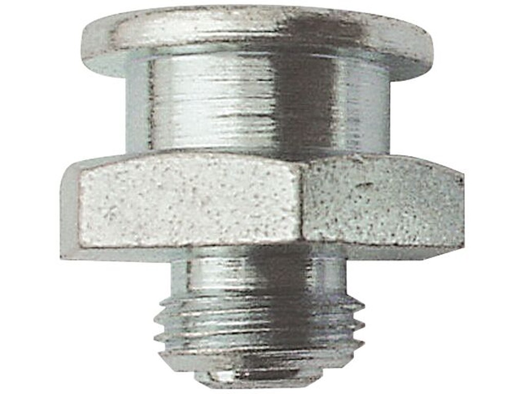 Smørenippel M1 lige, elforz., M6×1,0 Kabi