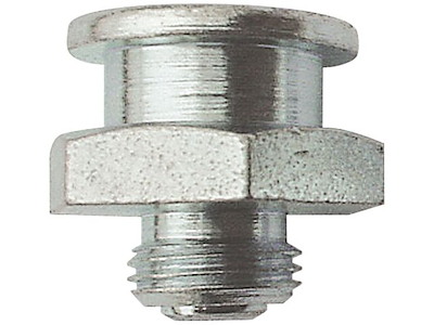 Smørenippel M1 lige, elforz., 1/4" R Kabi