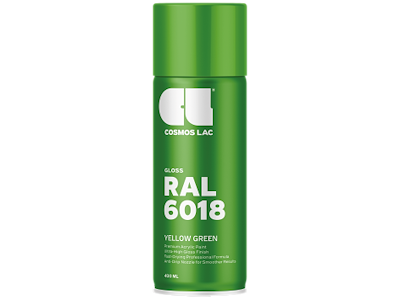 Cosmos spraymaling RAL6018 Yellow Green 400ml