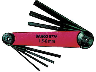Stiftnøglesæt Unbraco 1,5-6mm BE-9776 Bahco
