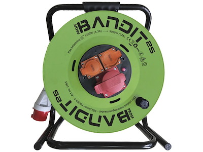 Kabeltromle Bandit Kraft m/jord 400/230V IP44 25m