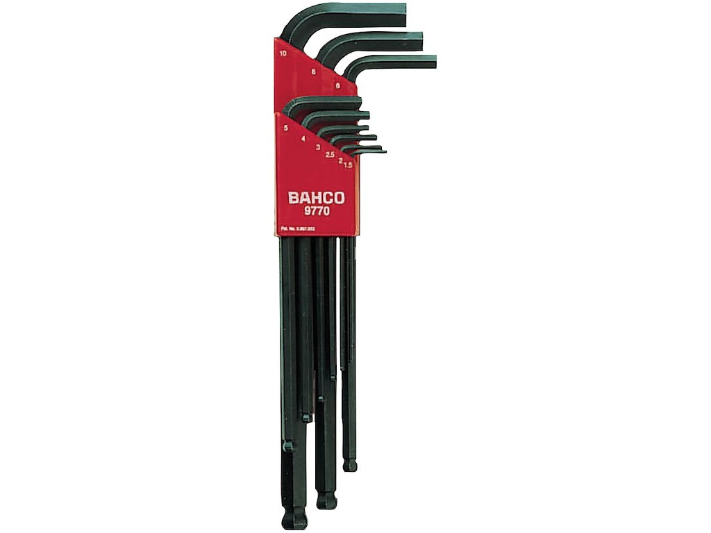 Stiftnøglesæt Unbraco 1,5-5mm BE-9765 m/kugle Bahco