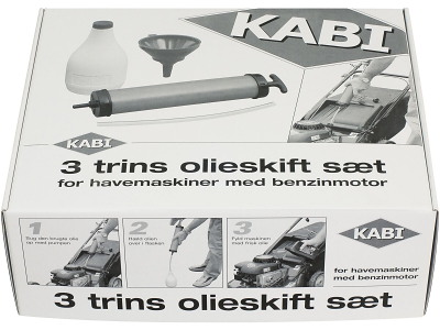 Olieskift sæt 3 trins Kabi
