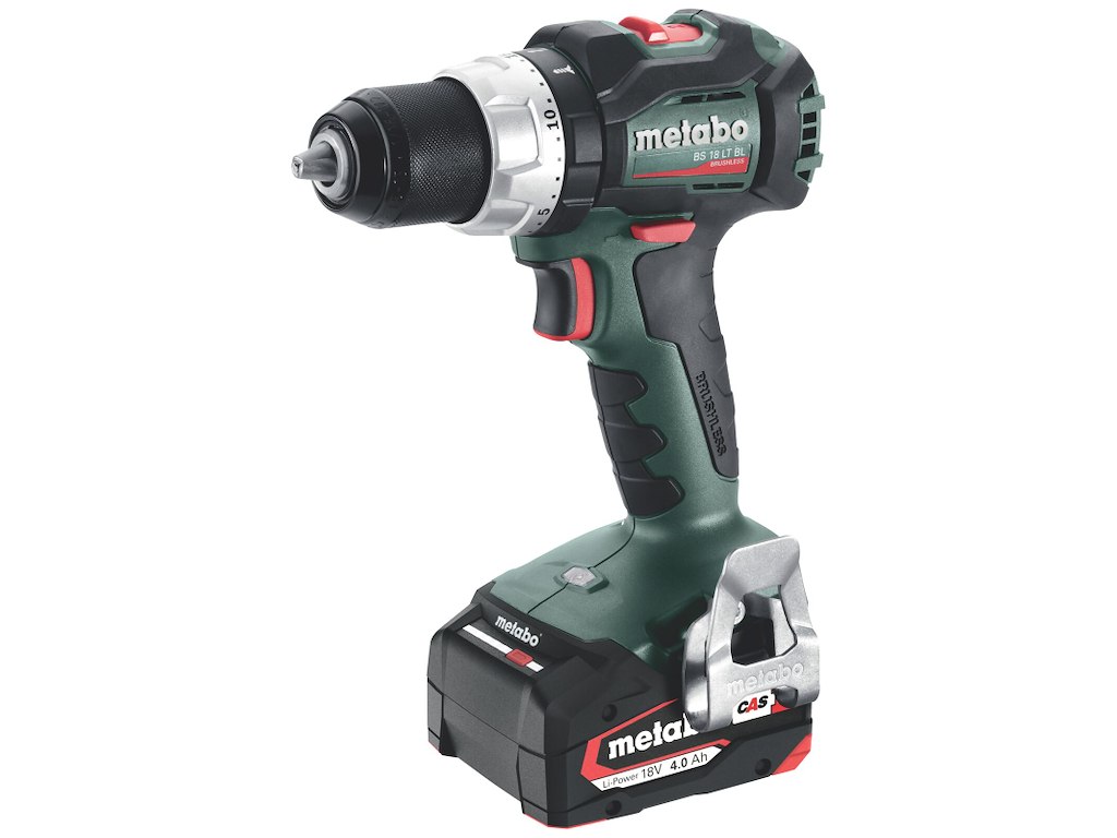 Bore-/skruemaskine BS 18 LT BL m/2×18V/4,0Ah Metabo