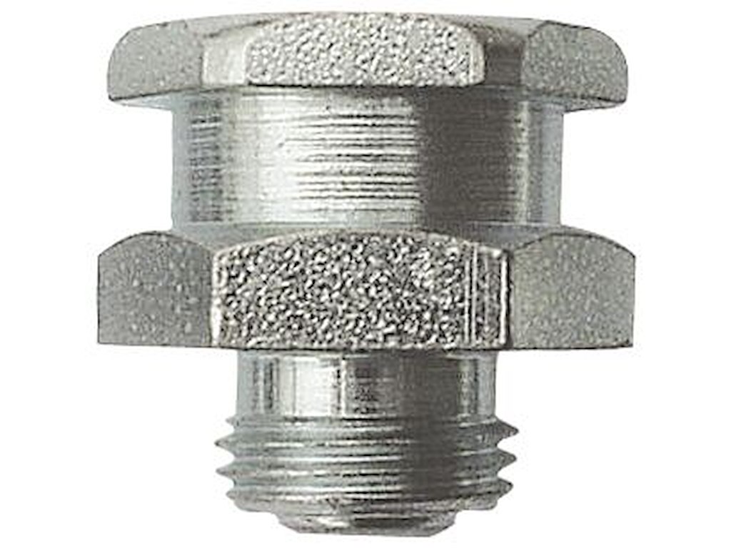 Smørenippel T1/B lige, elforz., 1/8" R Kabi