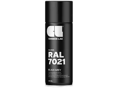 Cosmos spraymaling RAL7021 Black Grey 400ml