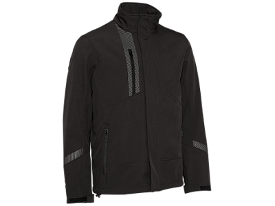Elka Softshelljakke m/refleks vindtæt 117200 Sort