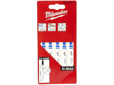 Stiksavblad T118AF 55/1,2 mm pk/5 Milwaukee