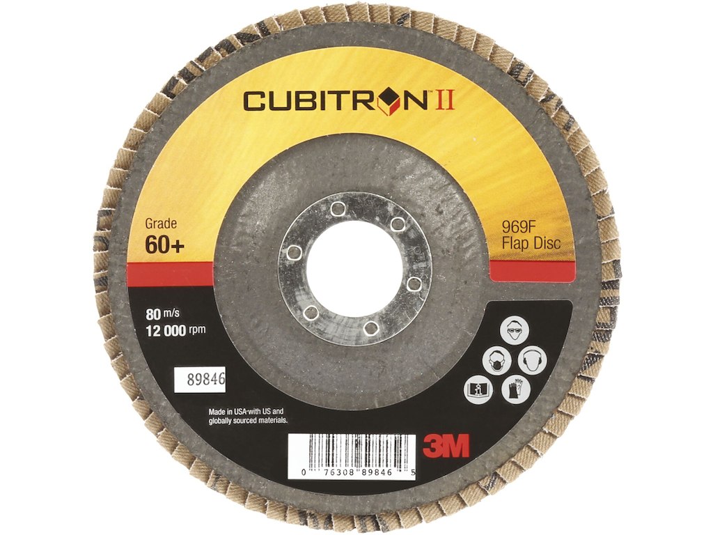 3M Cubitron II flaprondel 969F P60 skrå 125mm