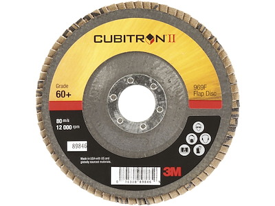3M Cubitron II flaprondel 969F P40 skrå 125mm