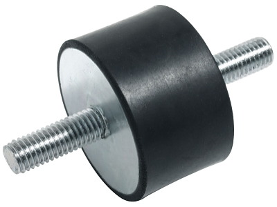 Vibrationsdæmper type 1 10×10mm M4×8 NR-55